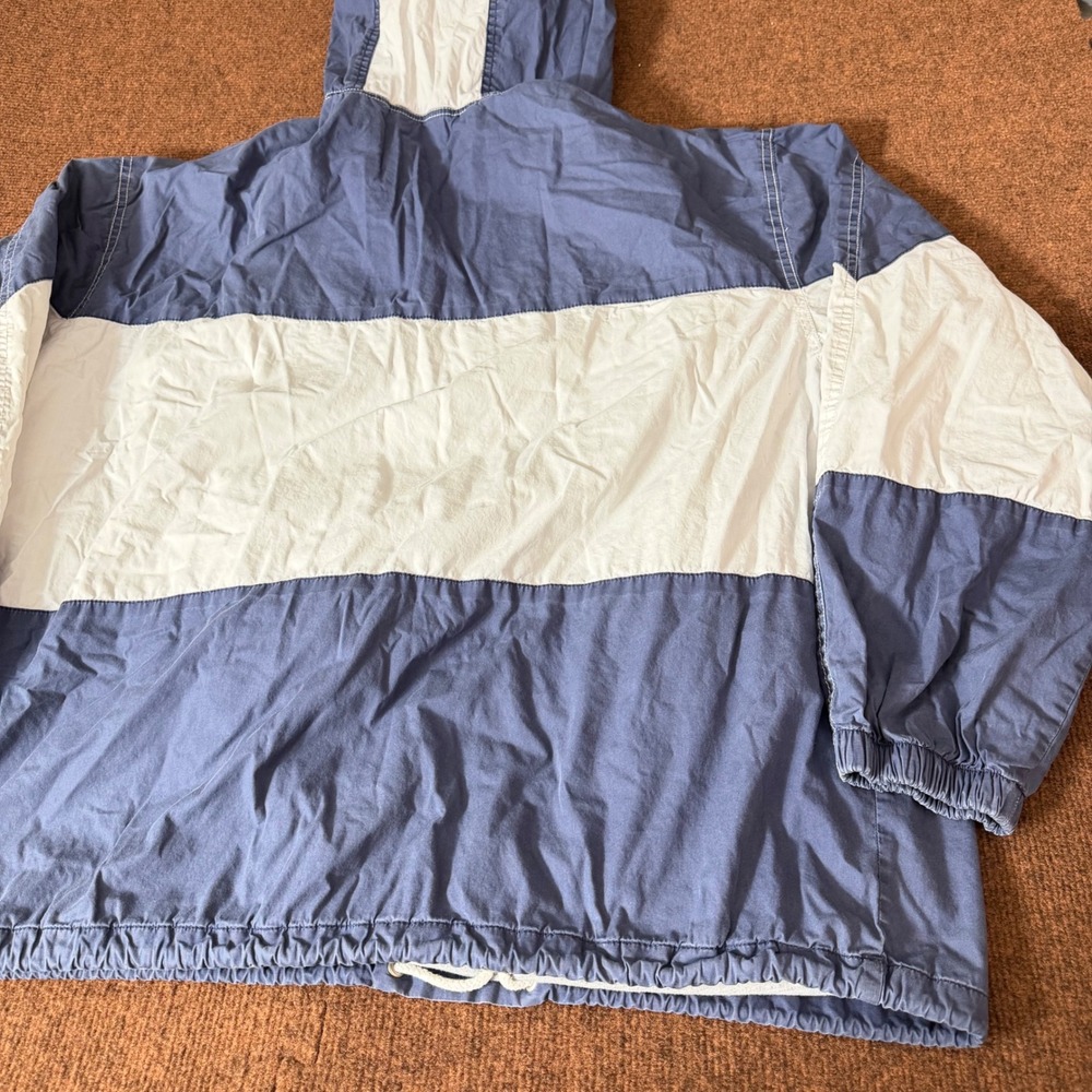 Vintage GAP Coastal Navigational 96 Anorak Jacket XL Blue RARE Colorblock Cotton - Picture 10 of 11